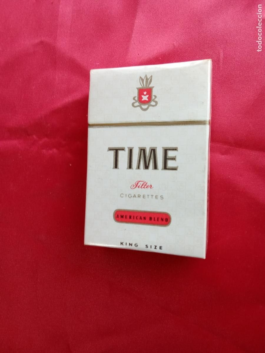 Coleccionismo: Caja cigarrillos Time sin abrir. Caja tabaco