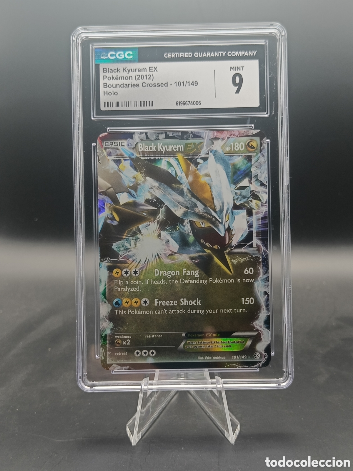 Coleccionismo: 2012 Pokemon Black Kyurem EX #101 CGC 9