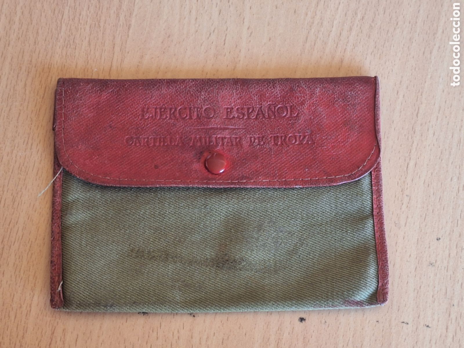 Coleccionismo: Funda Cartilla Militar de Tropa. Ej&eacute;rcito Espa&ntilde;ol