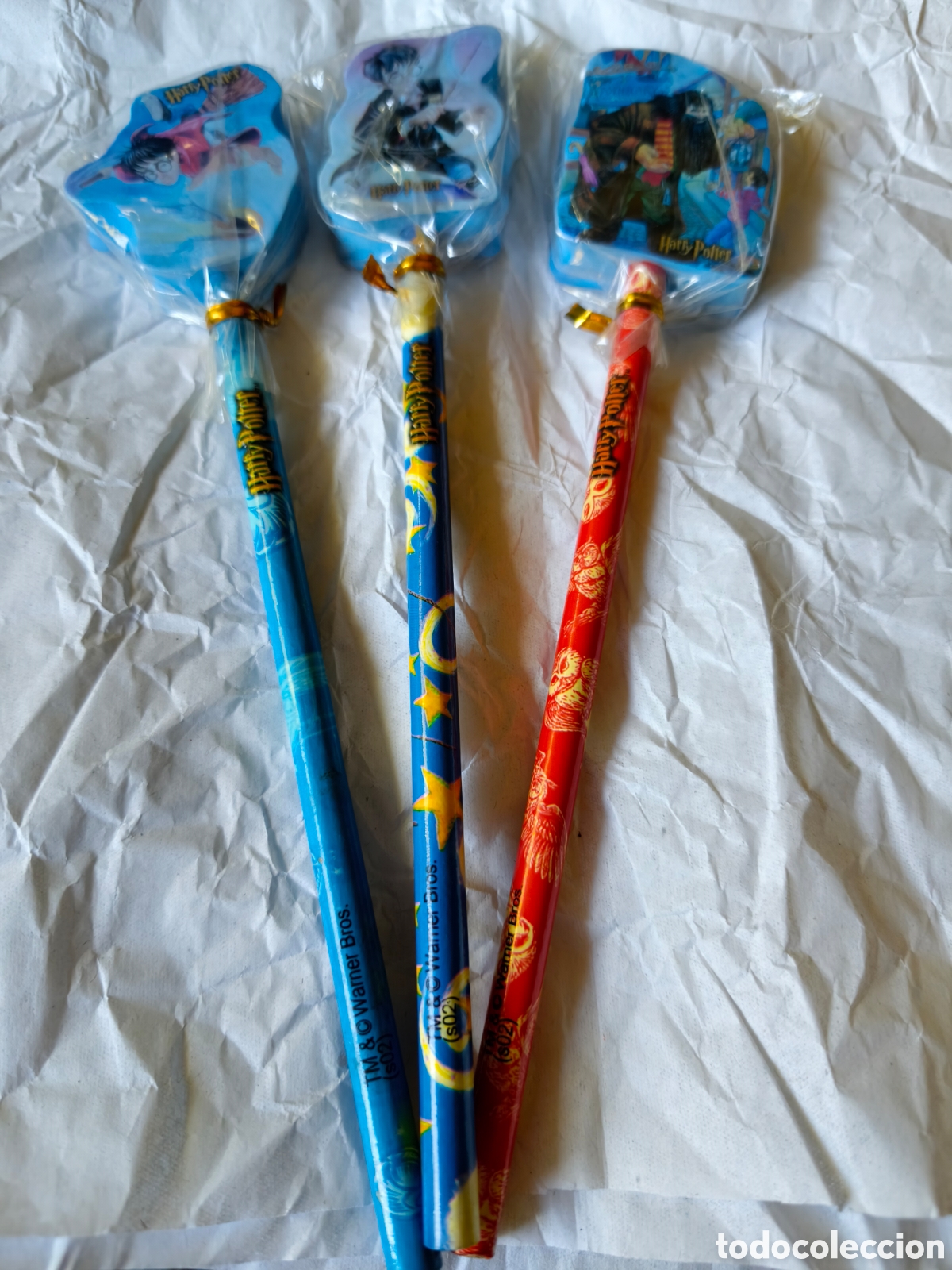 Collecting: 3 l&aacute;pices con goma de Harry Potter