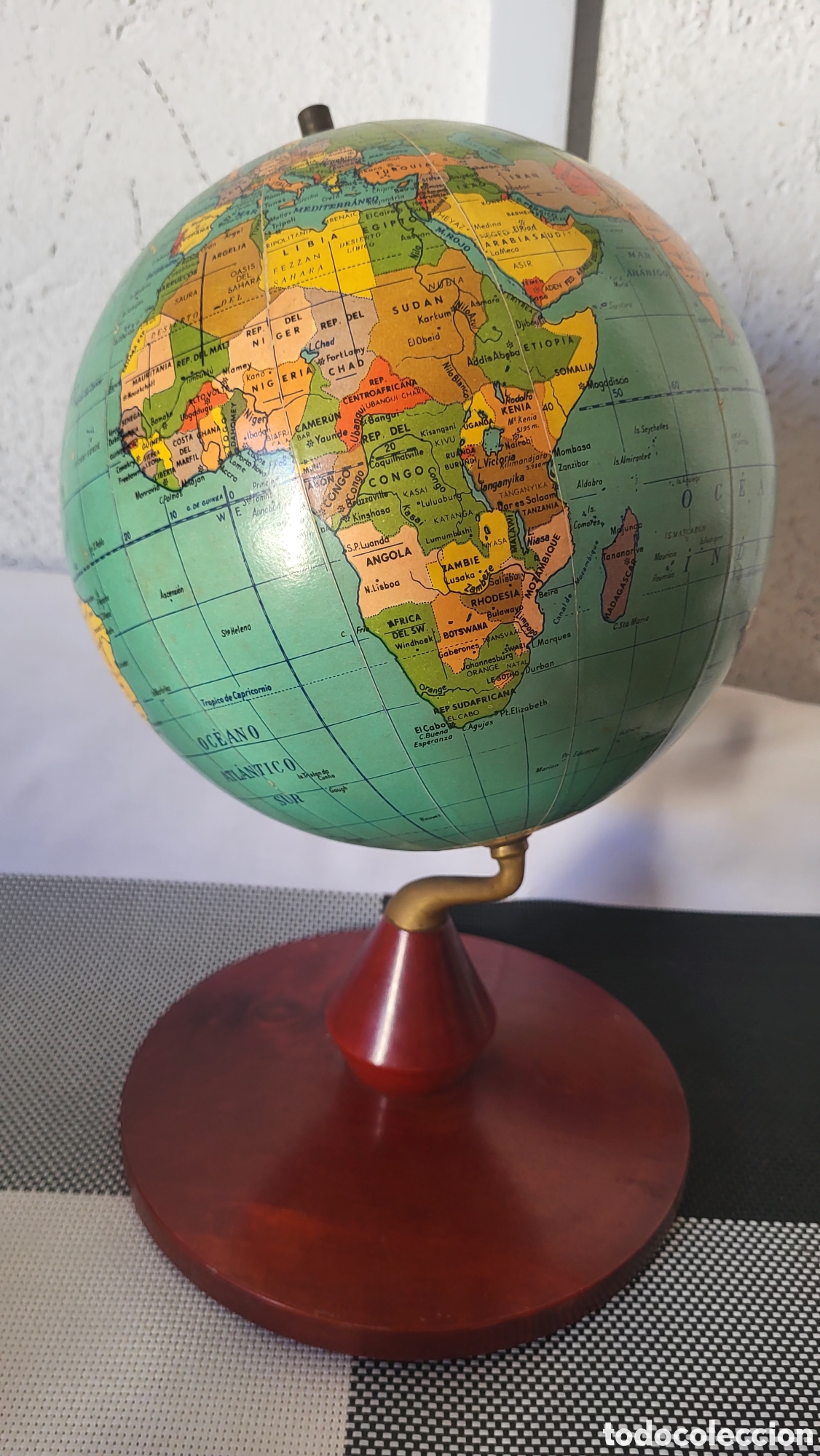 Coleccionismo: Antiguo globo terr&aacute;queo - Foto 2