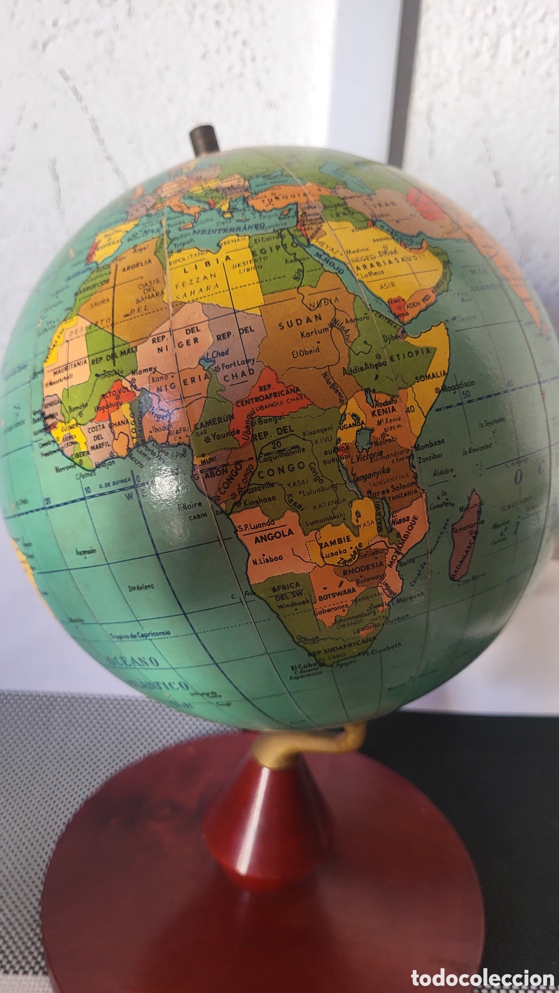 Coleccionismo: Antiguo globo terr&aacute;queo - Foto 3