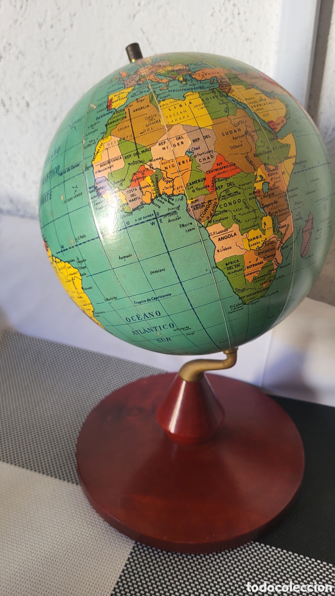 Coleccionismo: Antiguo globo terr&aacute;queo - Foto 4