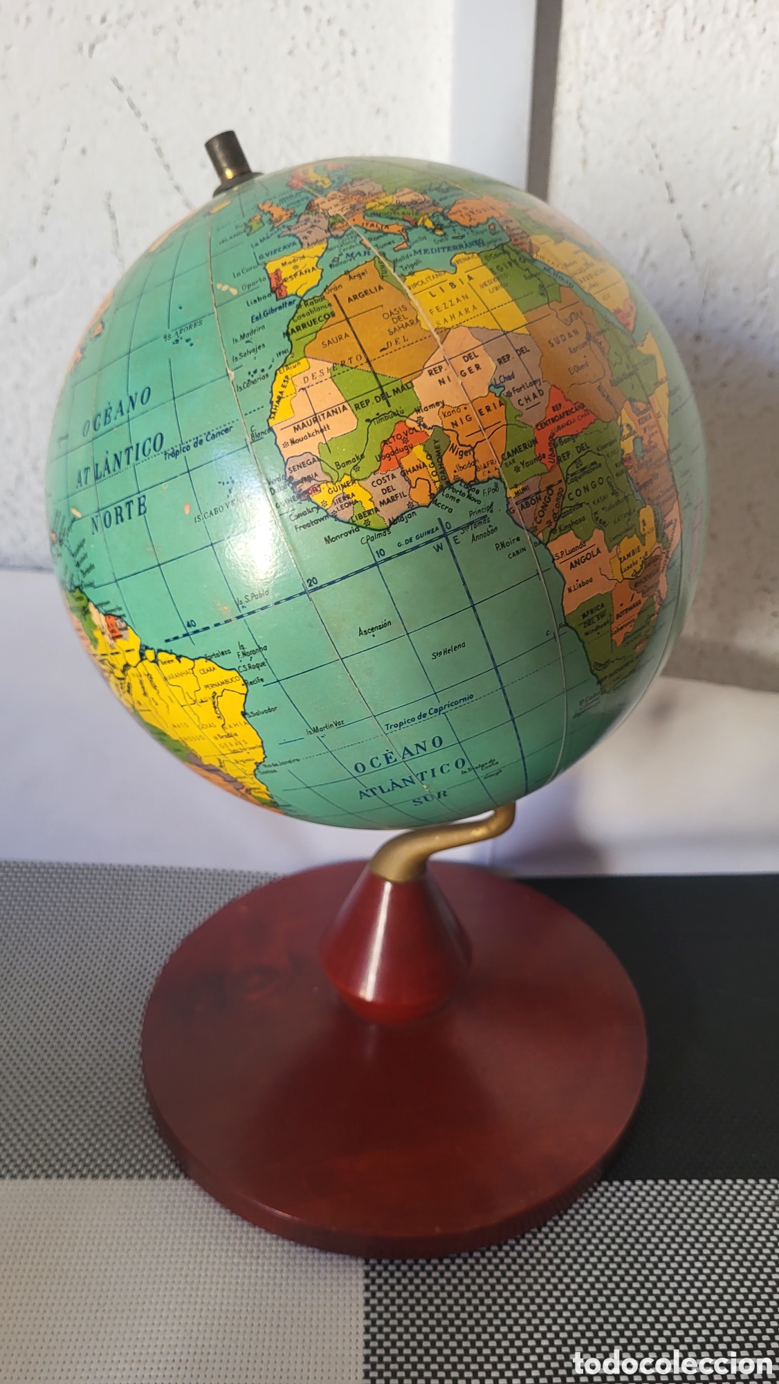 Coleccionismo: Antiguo globo terr&aacute;queo - Foto 5