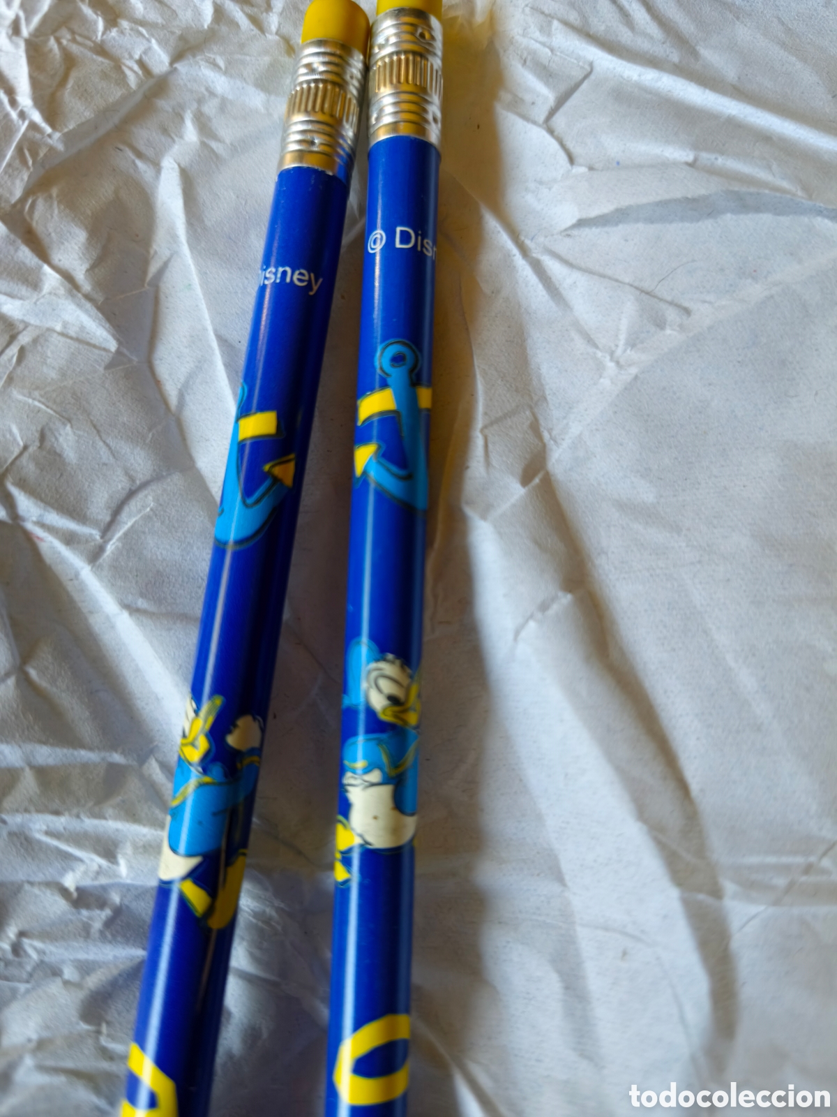 Coleccionismo: 2 l&aacute;pices dise&ntilde;o Donald - Foto 2