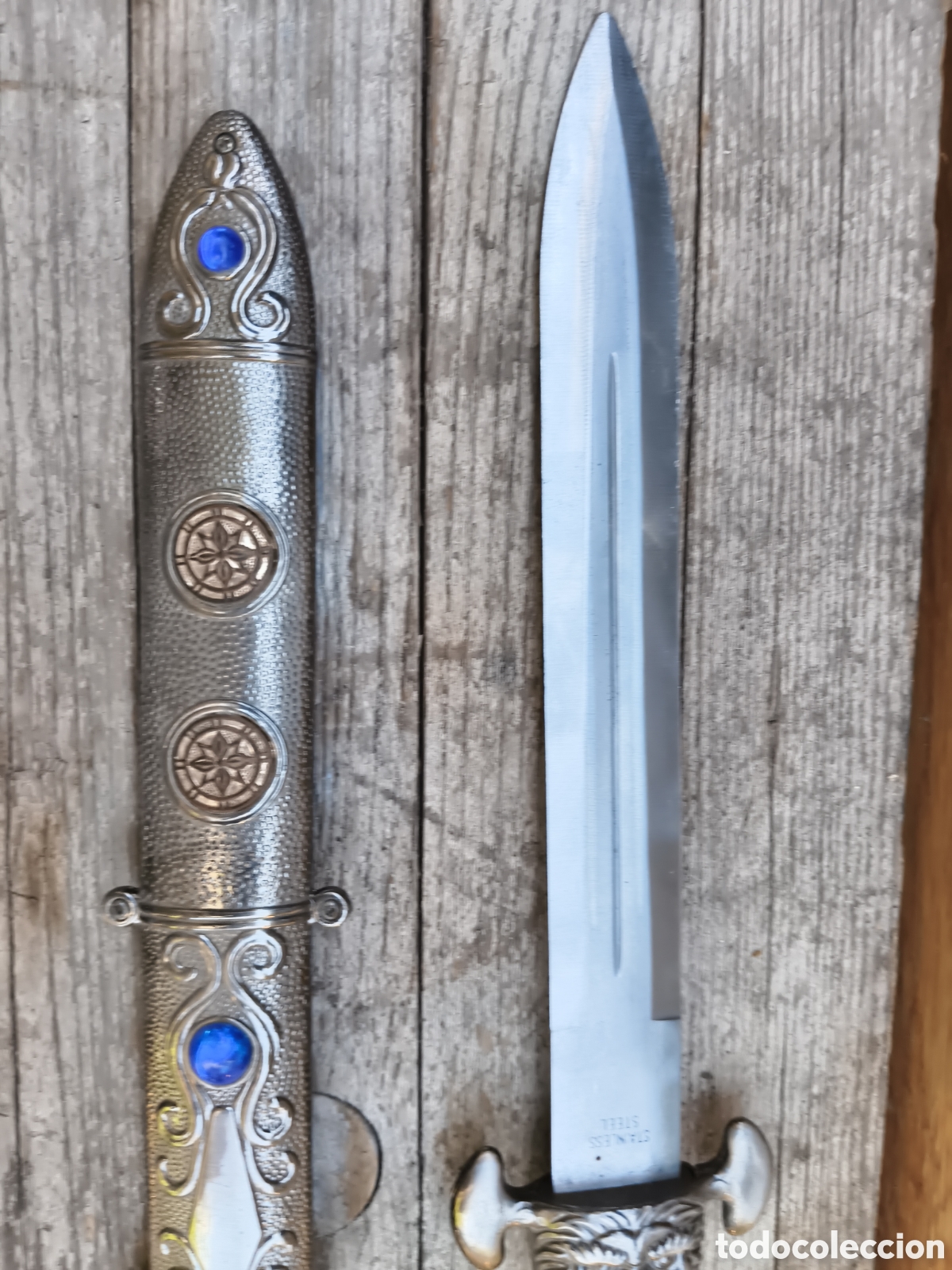 Coleccionismo: Espada medieval decorativa stainless steell - Foto 3