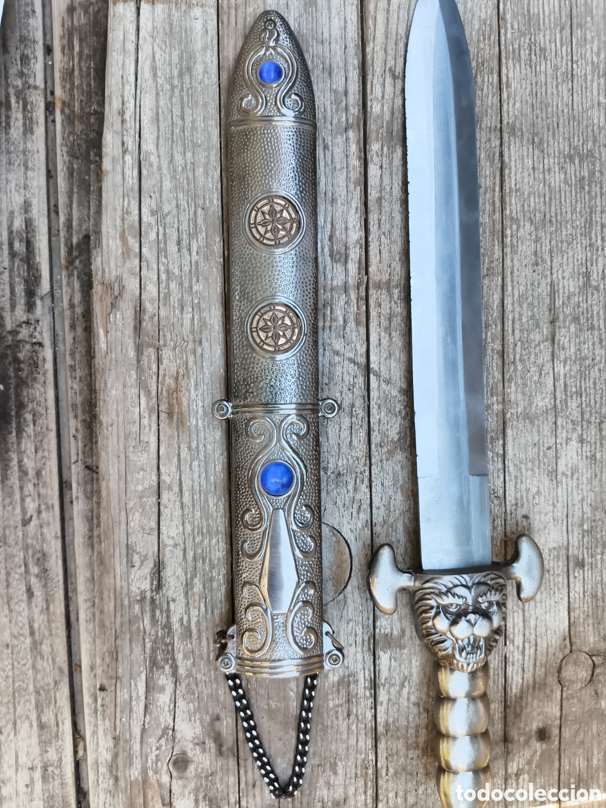 Coleccionismo: Espada medieval decorativa stainless steell