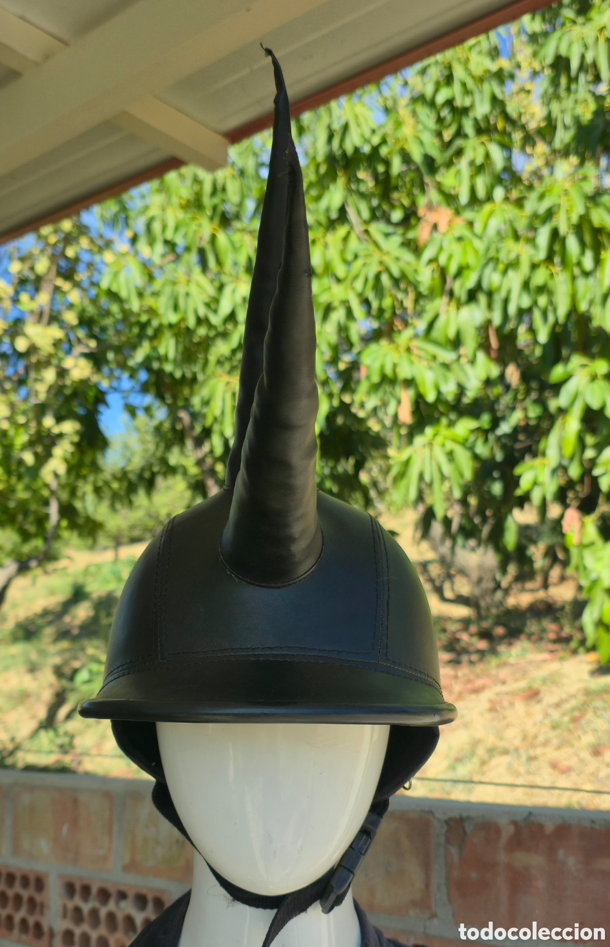 Coleccionismo: Casco Cresta punk cuero - Foto 11