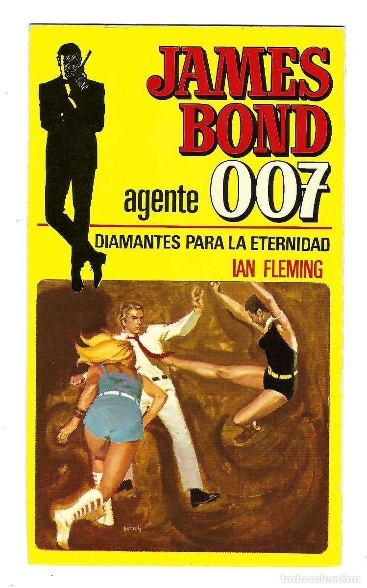 Coleccionismo: PORTADA SUELTA DEL LIBRO DE BOLSILLO- JAMES BOND. AGENTE 007. DIAMANTES PARA LA ETERNIDAD