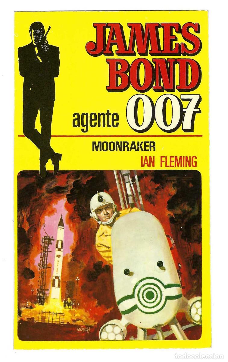 Coleccionismo: PORTADA SUELTA DEL LIBRO DE BOLSILLO- JAMES BOND. AGENTE 007. MOONRAKER