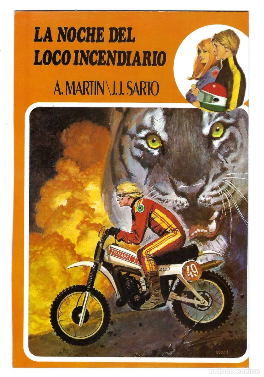Coleccionismo: PORTADA SUELTA DEL LIBRO- LA NOCHE DEL LOCO INCENDIARIO. A. MART&Iacute;N. J.J SARTO. BOSCH