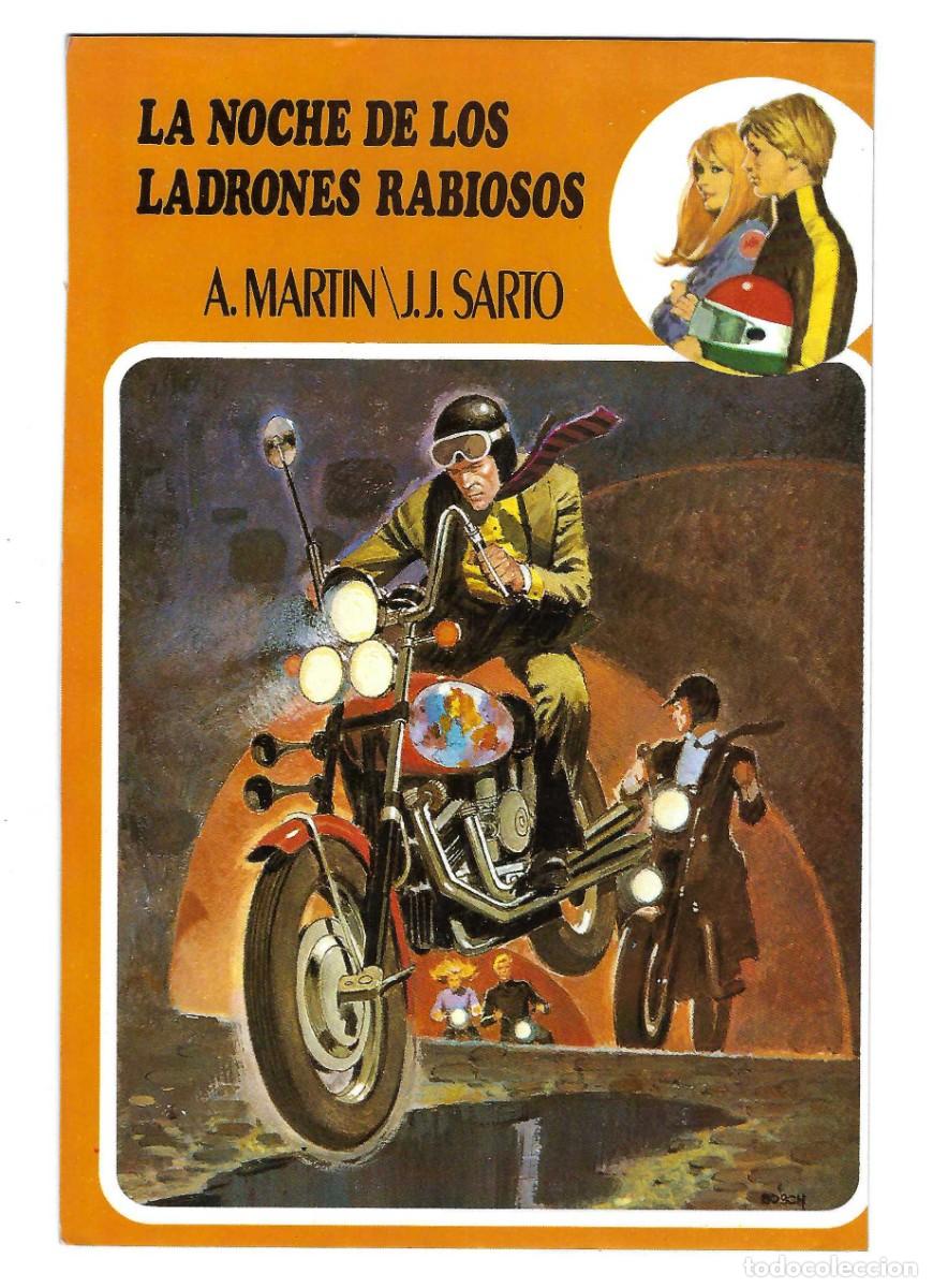Coleccionismo: PORTADA SUELTA DEL LIBRO- LA NOCHE DE LOS LADRONES RABIOSOS. A. MART&Iacute;N. J.J SARTO. BOSCH