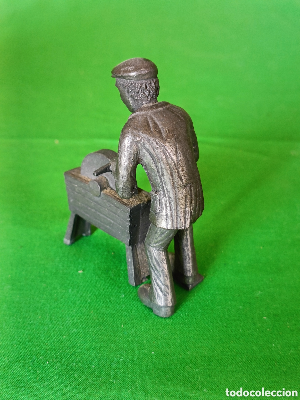 Coleccionismo: Knife grinder, pewter, Daalderop - Foto 3
