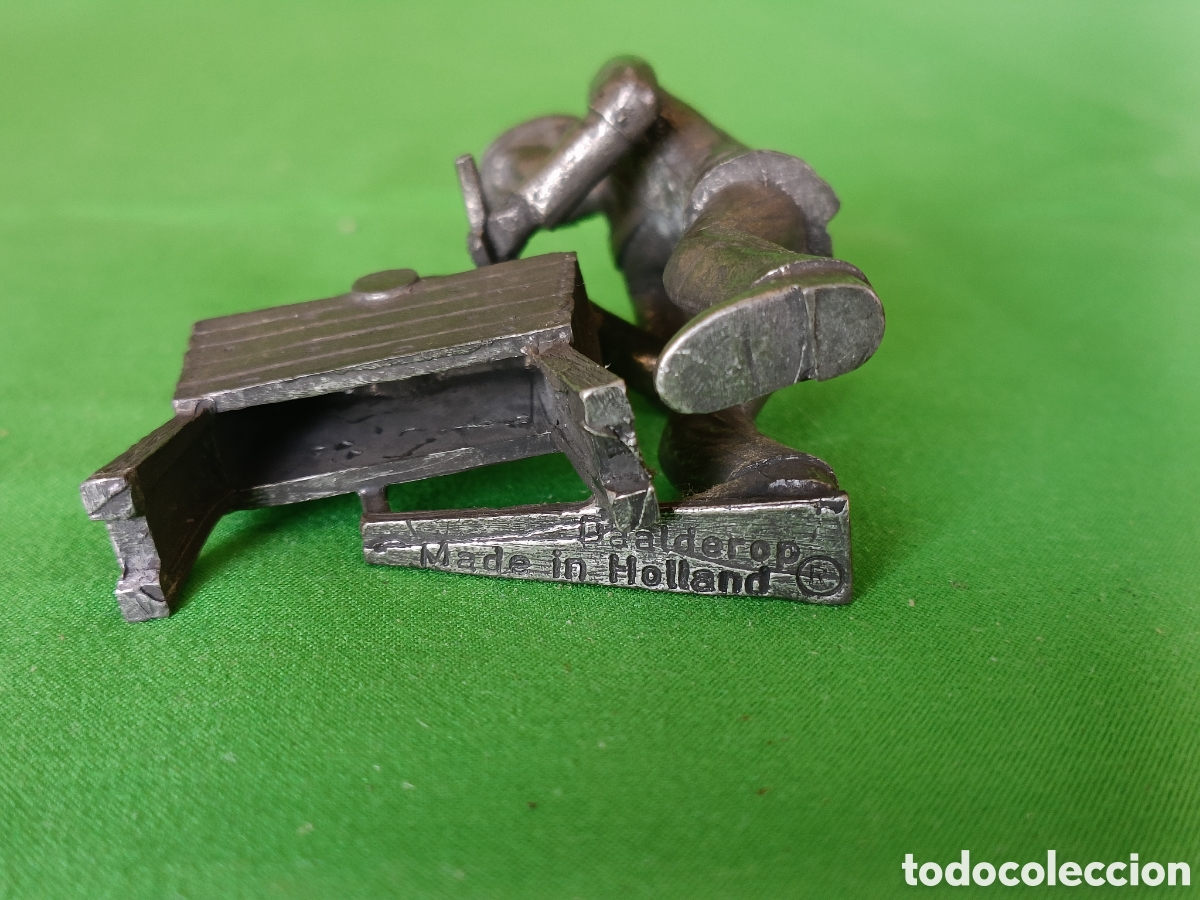 Coleccionismo: Knife grinder, pewter, Daalderop - Foto 5
