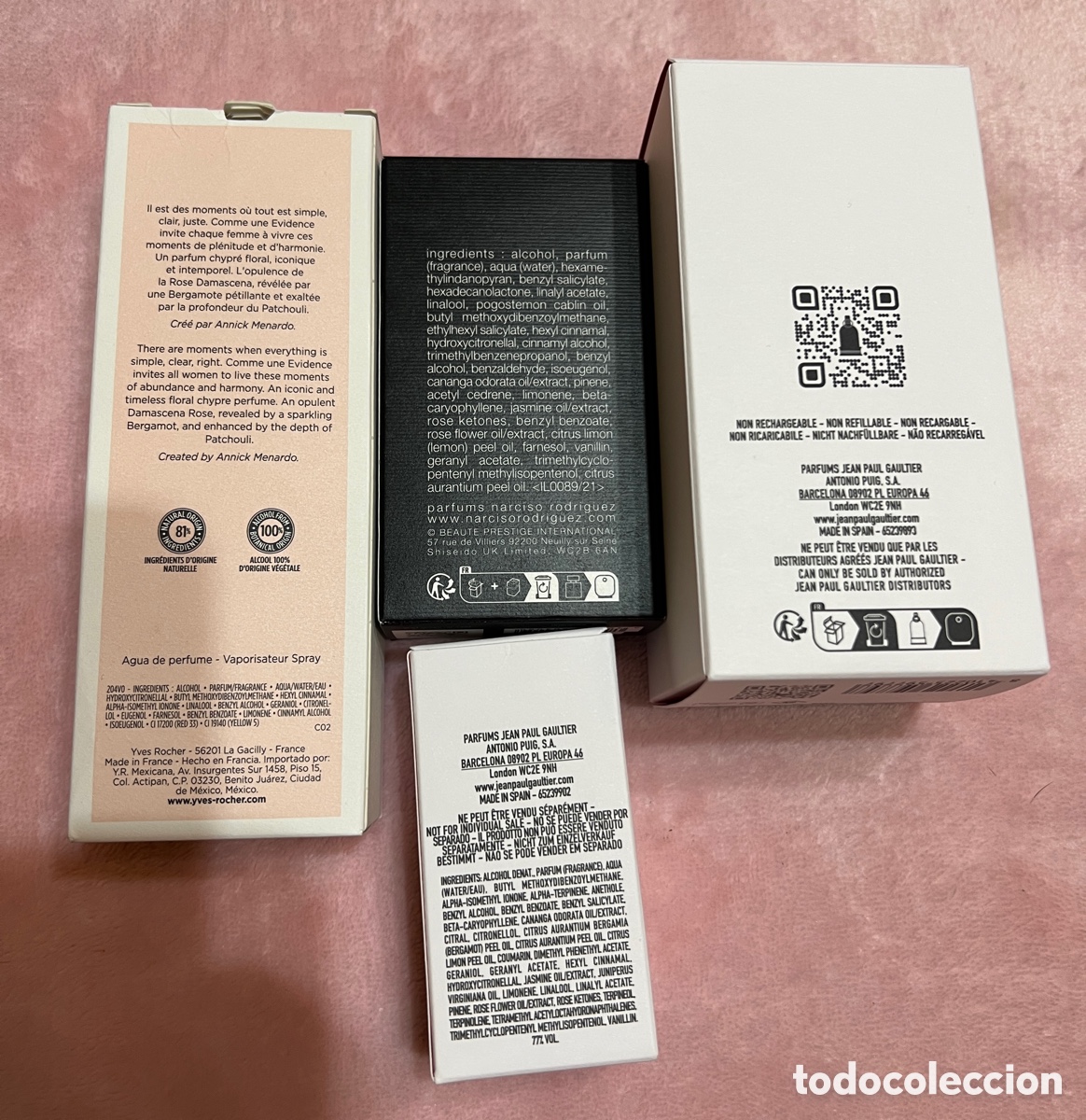 Coleccionismo: Lote 4 cajas vac&iacute;as de perfumes - Foto 2