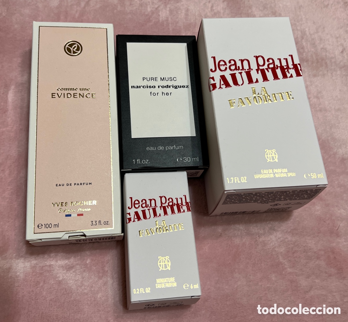 Coleccionismo: Lote 4 cajas vac&iacute;as de perfumes - Foto 1