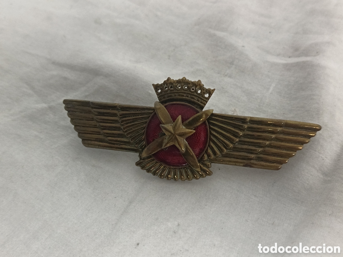 Coleccionismo: INSIGNIA ANTIGUA EJERCITO DEL AIRE , ROKISKI . - Foto 7