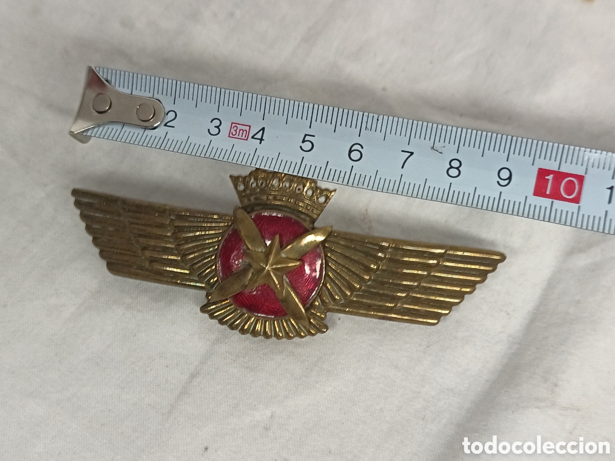 Coleccionismo: INSIGNIA ANTIGUA EJERCITO DEL AIRE , ROKISKI . - Foto 8
