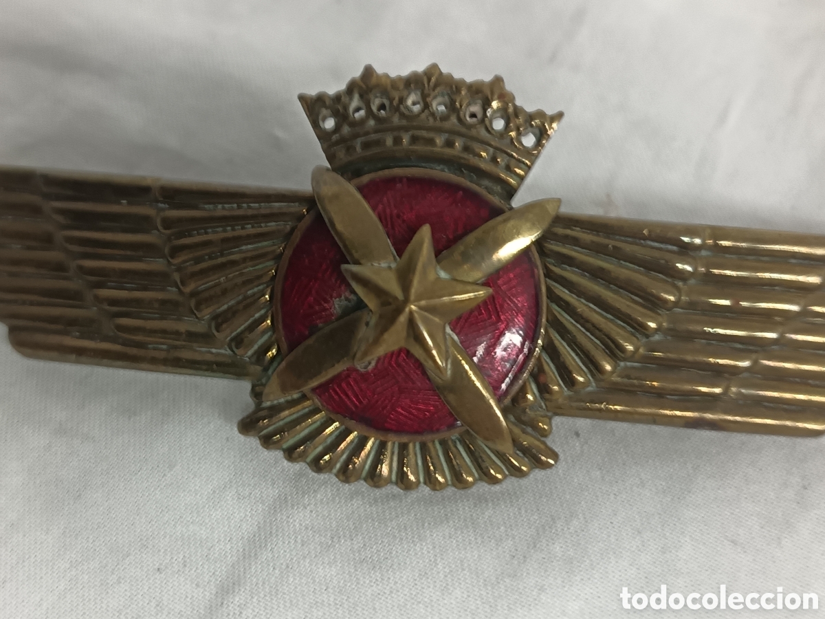 Coleccionismo: INSIGNIA ANTIGUA EJERCITO DEL AIRE , ROKISKI . - Foto 9
