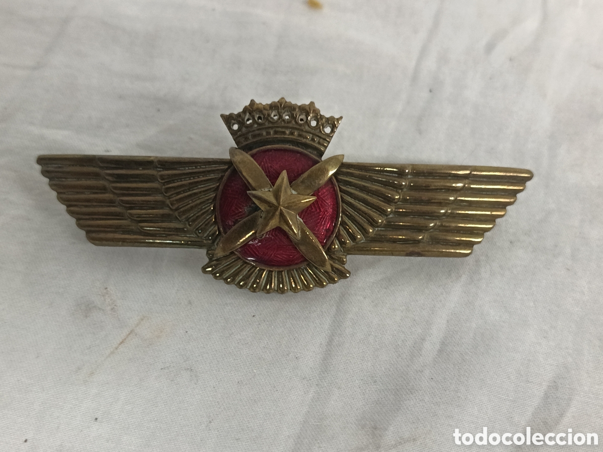 Coleccionismo: INSIGNIA ANTIGUA EJERCITO DEL AIRE , ROKISKI . - Foto 1