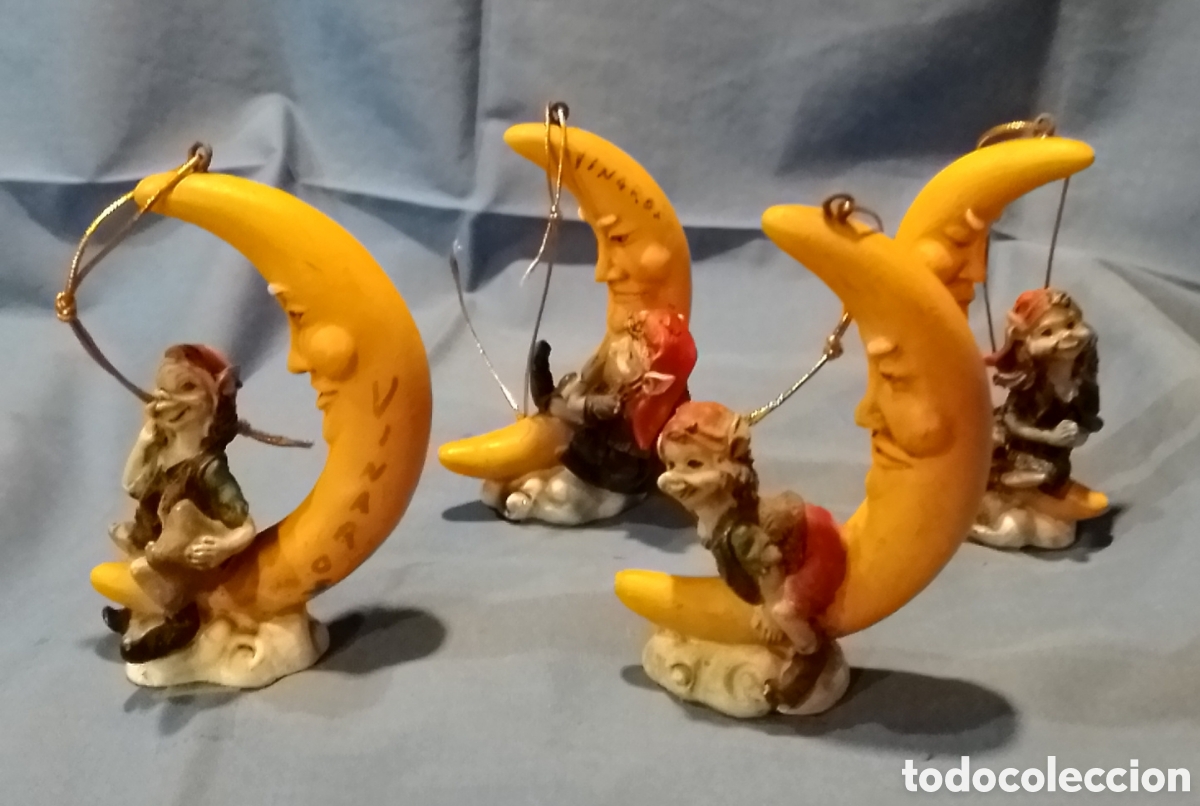 Coleccionismo: Colecci&oacute;n 4 figuras de duendes
