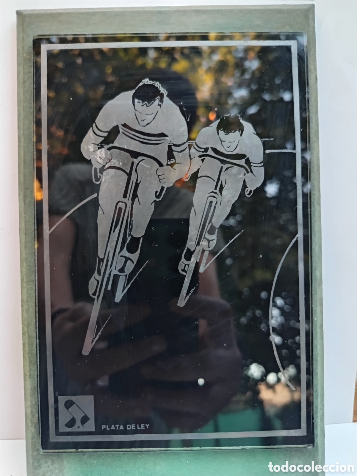 Coleccionismo: Placa trofeo carrera bicicletas