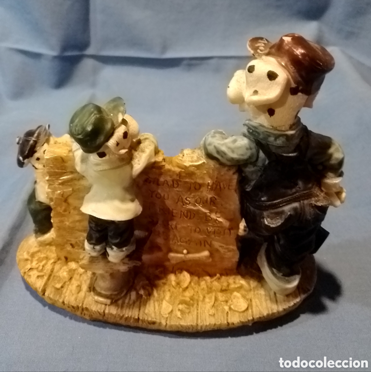 Coleccionismo: Figura de perros de resina - Foto 4
