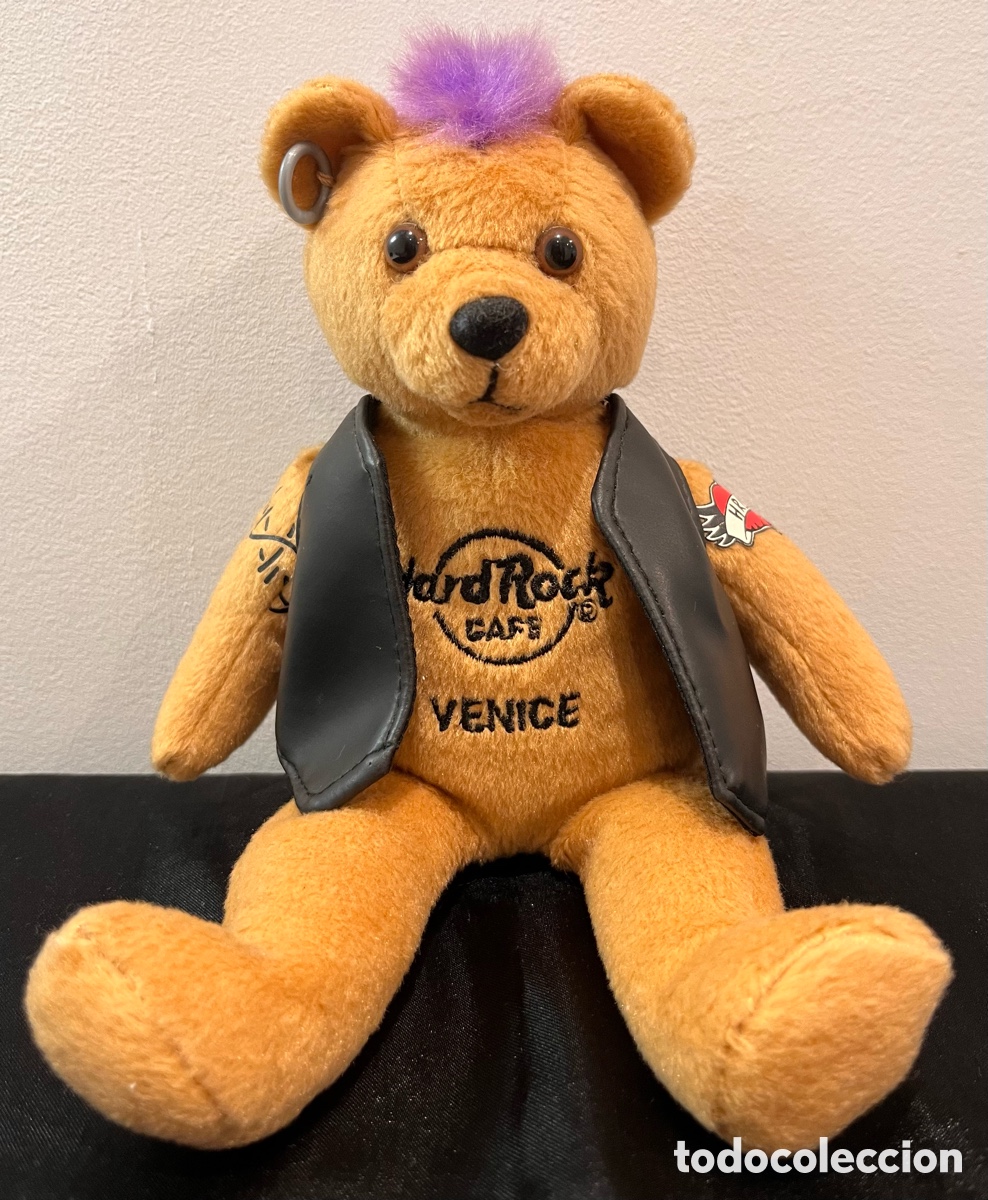 Coleccionismo: Oso Peluche Hard Rock Caf&eacute; Venice Punk