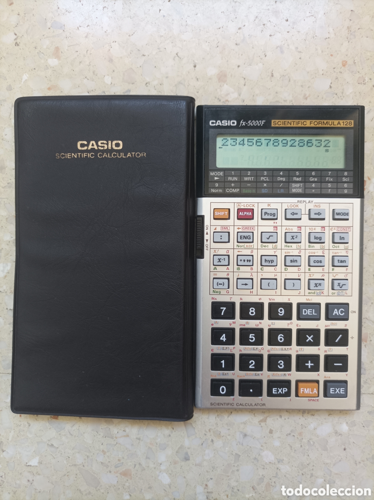 Coleccionismo: Calculadora Casio fx-5000P Scientific Formula 128 - Foto 2