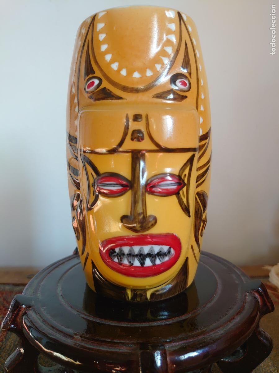 Coleccionismo: VASO TIKI DE CER&Aacute;MICA. COCTELER&Iacute;A TROPIC VIC (BCN)