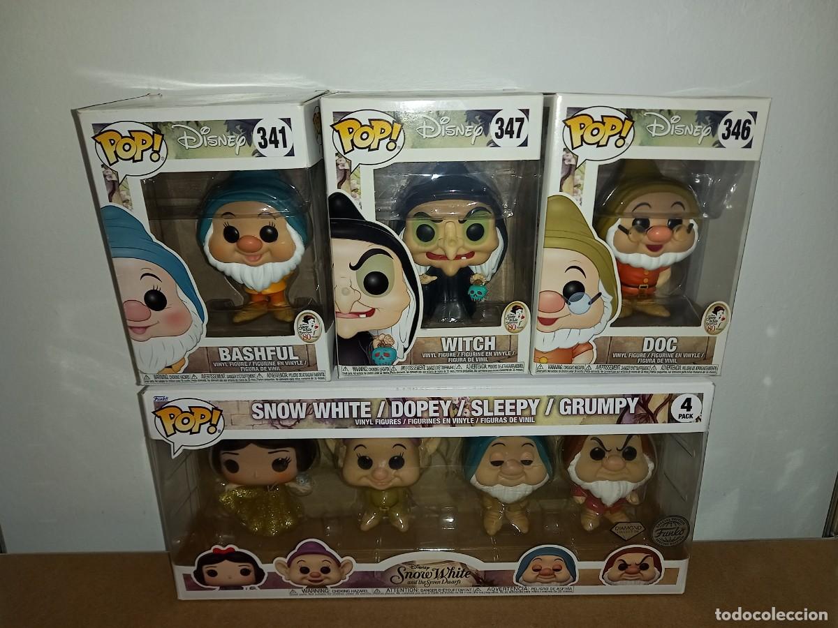 Coleccionismo: Pack 7 Figuras Funko Pop Blancanieves y Enanitos