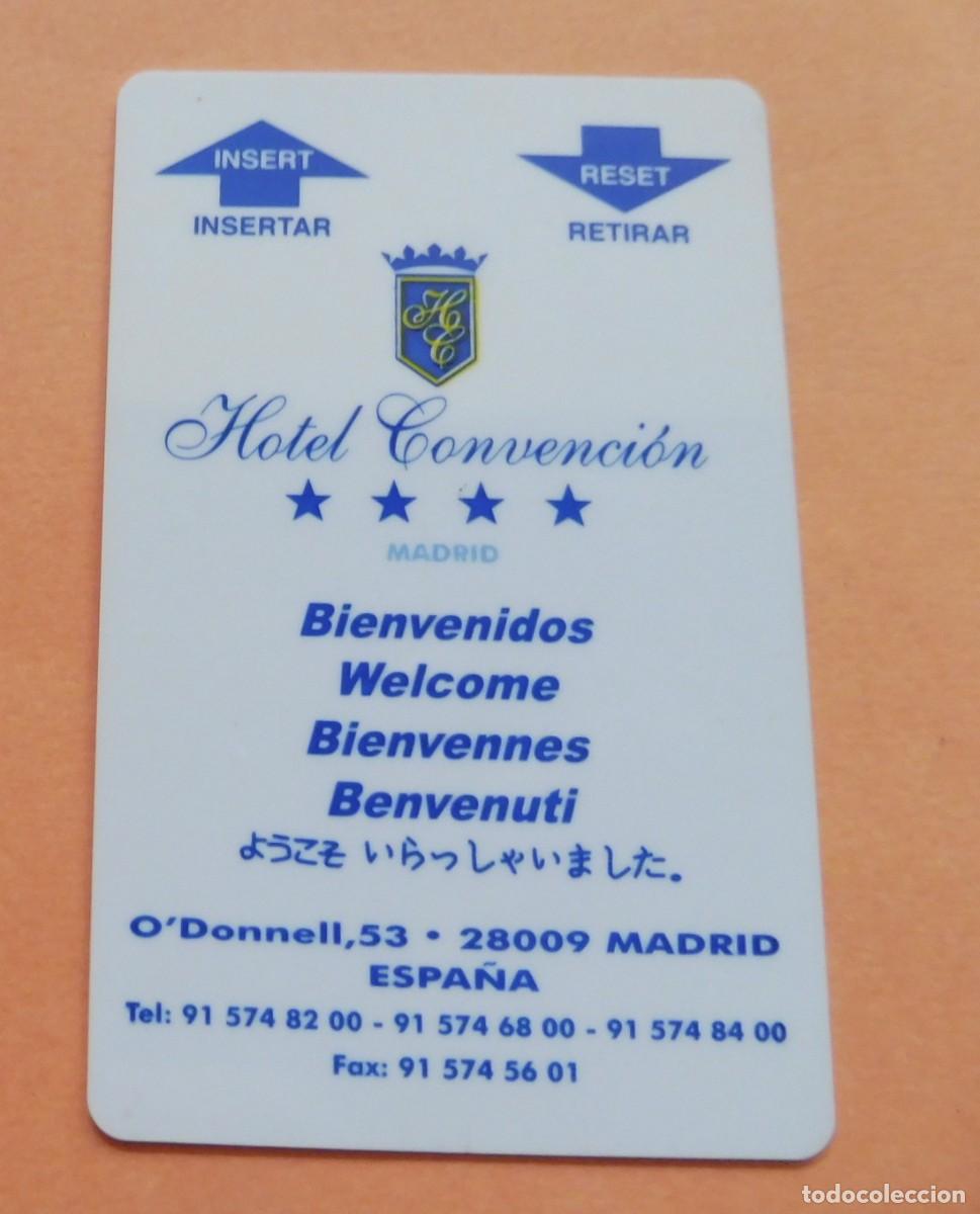 Coleccionismo: LLAVE MAGNETICA HOTEL - HOTEL CONVENCI&Oacute;N - MADRID