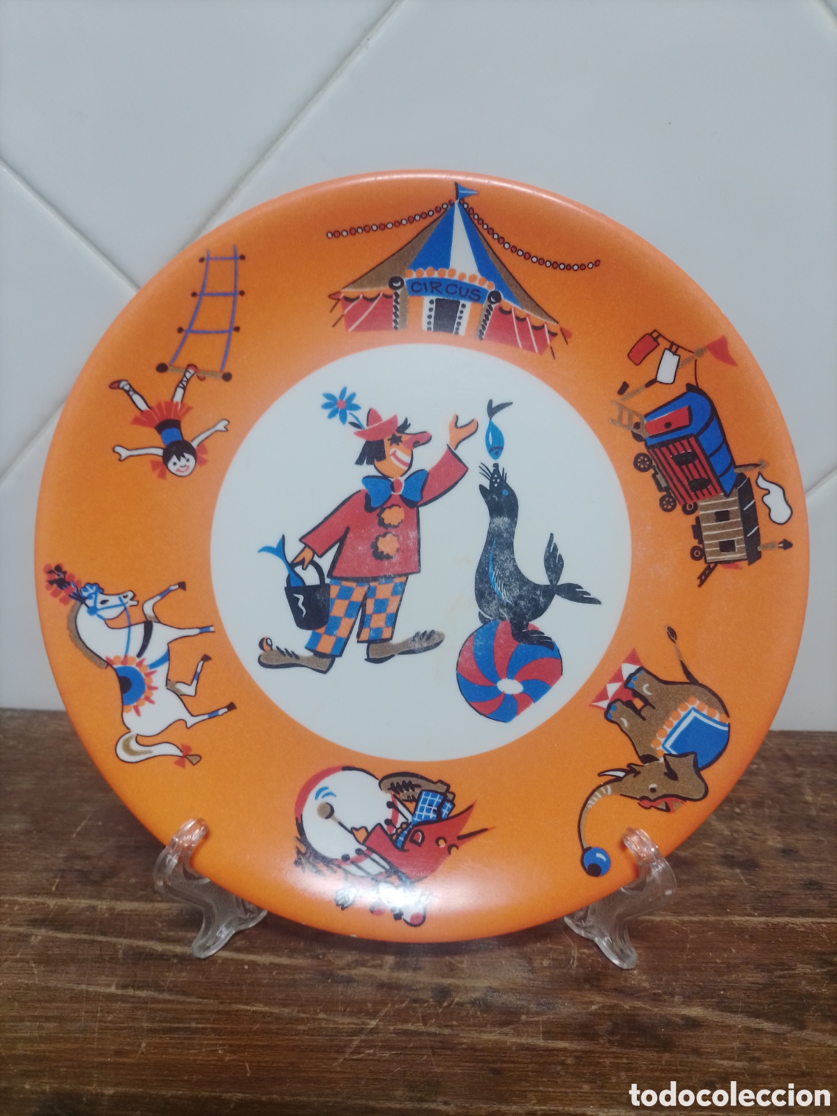Coleccionismo: Antiguo plato infantil Iberia Ornamina