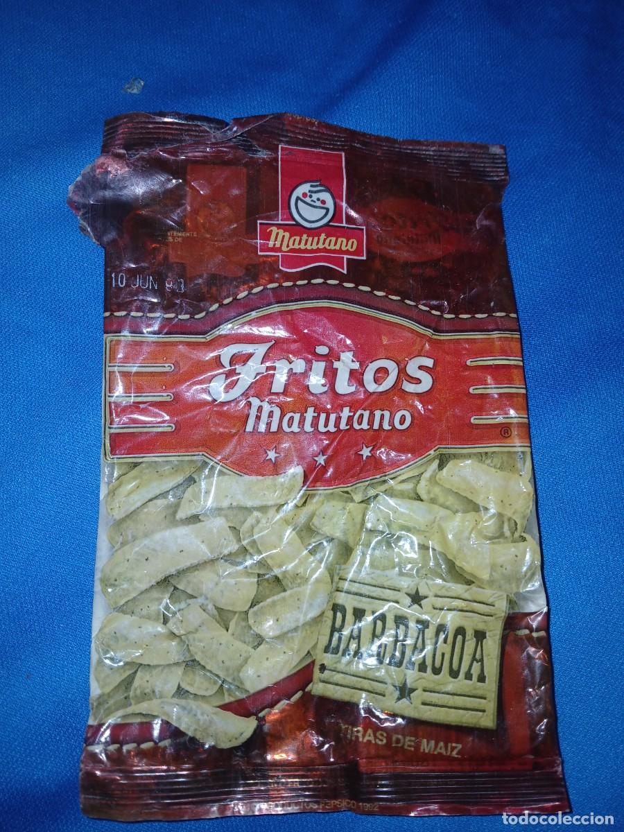 Coleccionismo: Antiguo envoltorio paquete patatas matutano fritos a&ntilde;o 1993 vacio ver fotos