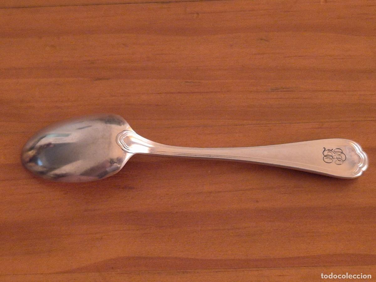 Coleccionismo: CUCHARILLA DE CAFE EN PLATA DE LEY EMBAJADA DE FRANCIA - CUERPO DIPLOMATICO FRANCES