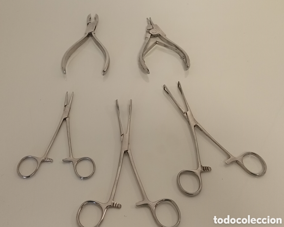 Coleccionismo: .SET INSTRUMENTAL PARA PIERCING (5 PIEZAS) - Foto 13