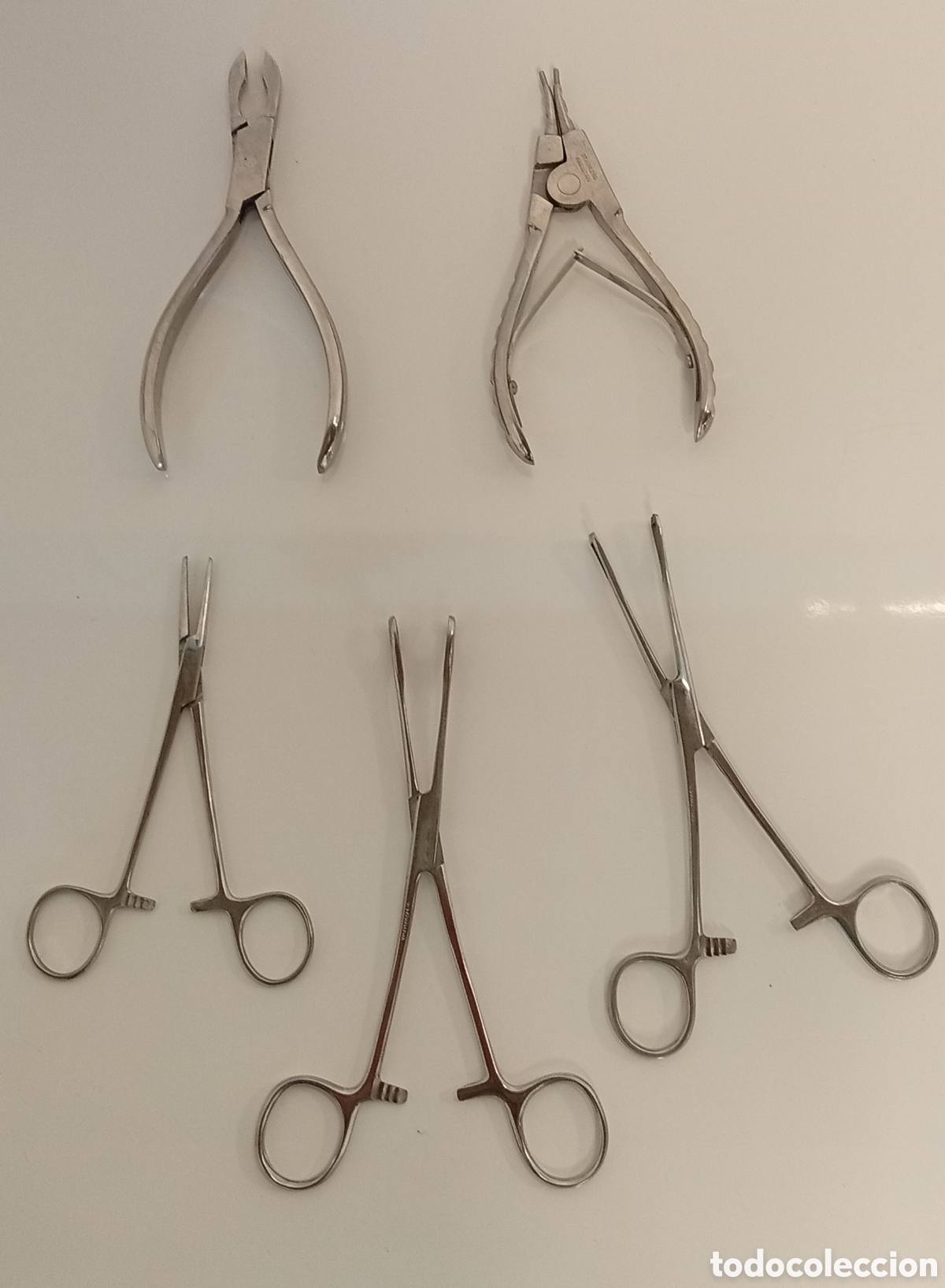Coleccionismo: .SET INSTRUMENTAL PARA PIERCING (5 PIEZAS) - Foto 1