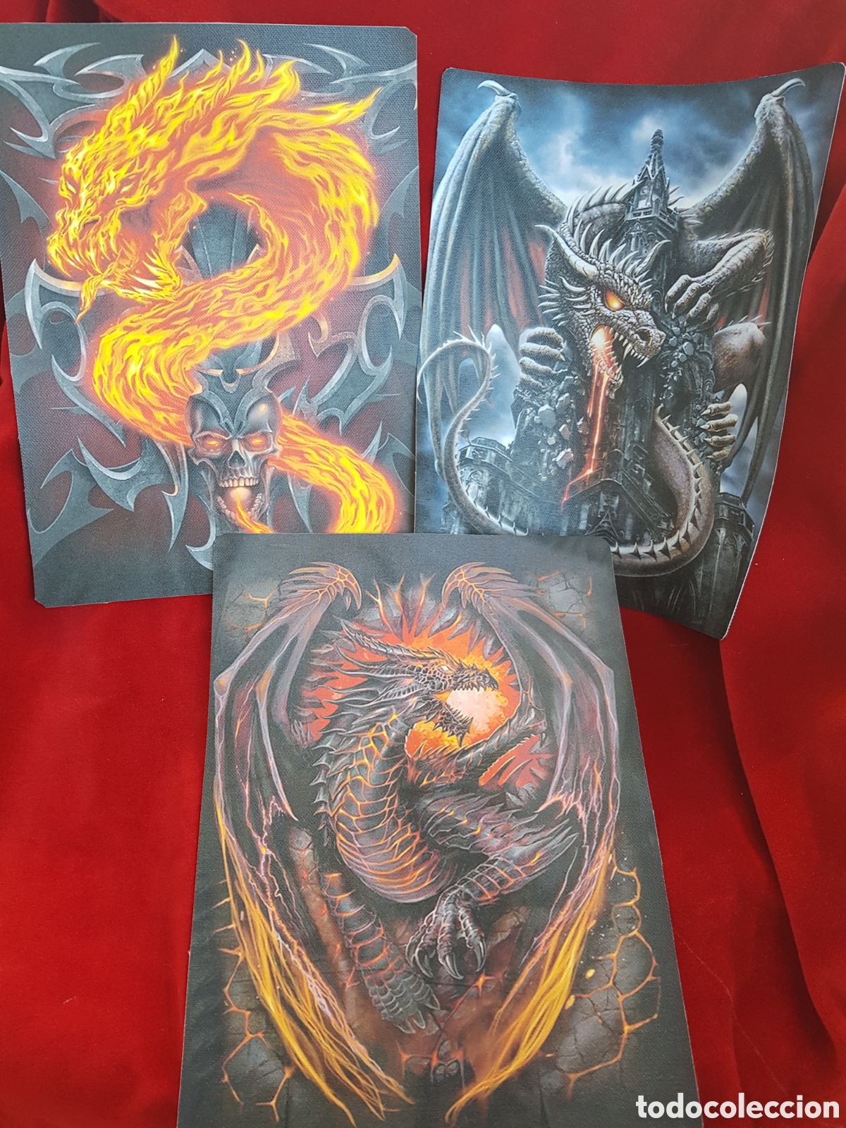 Collectionnisme: LOTE DE 3 PARCHES GIGANTES PARA CAZADORAS