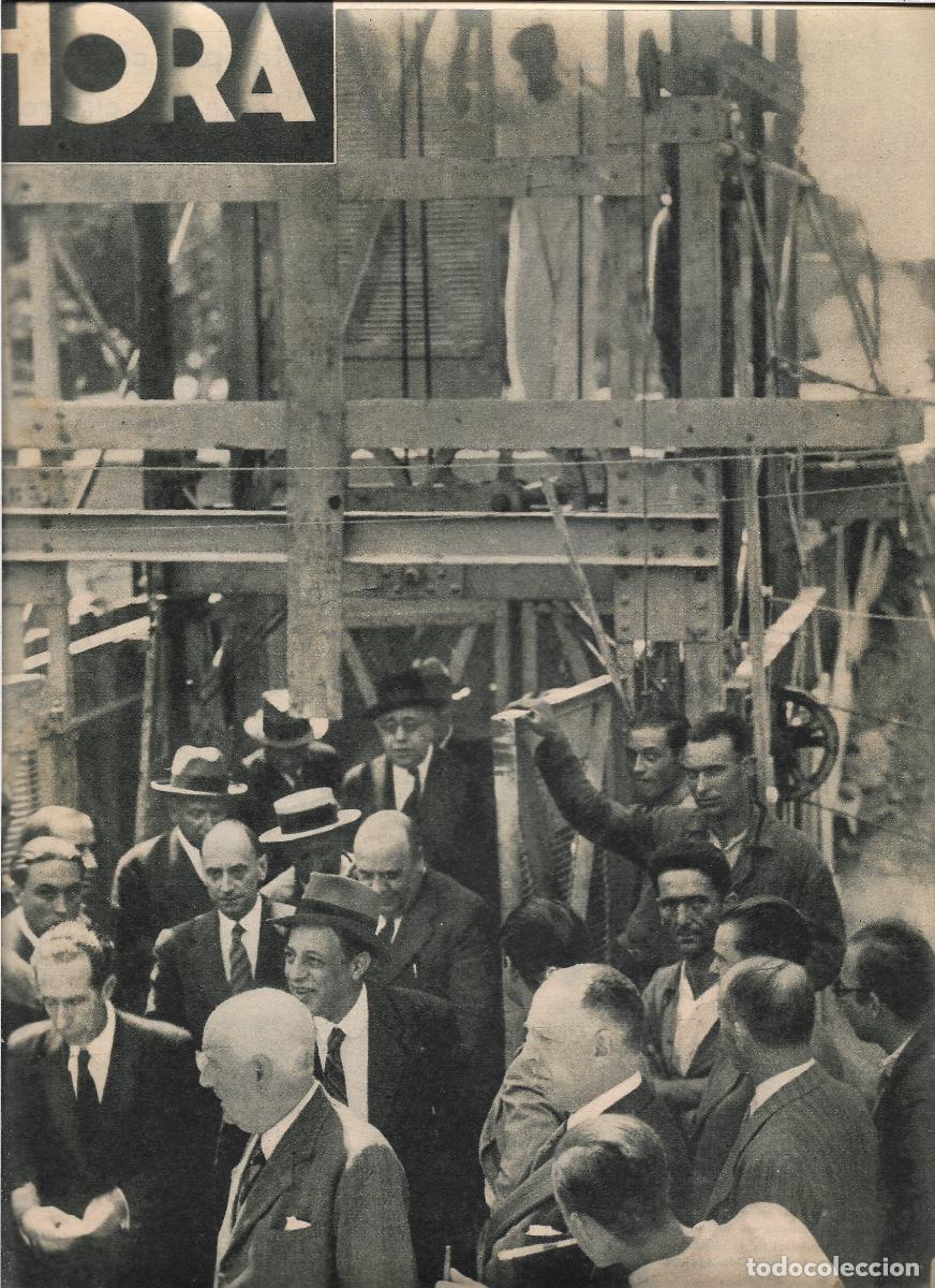 Coleccionismo: A&Ntilde;O 1933 RECORTE PRENSA TUNEL DEL HIPODROMO TREN OBRAS ESTACION DE ENLACE FERROVIARIO MADRID