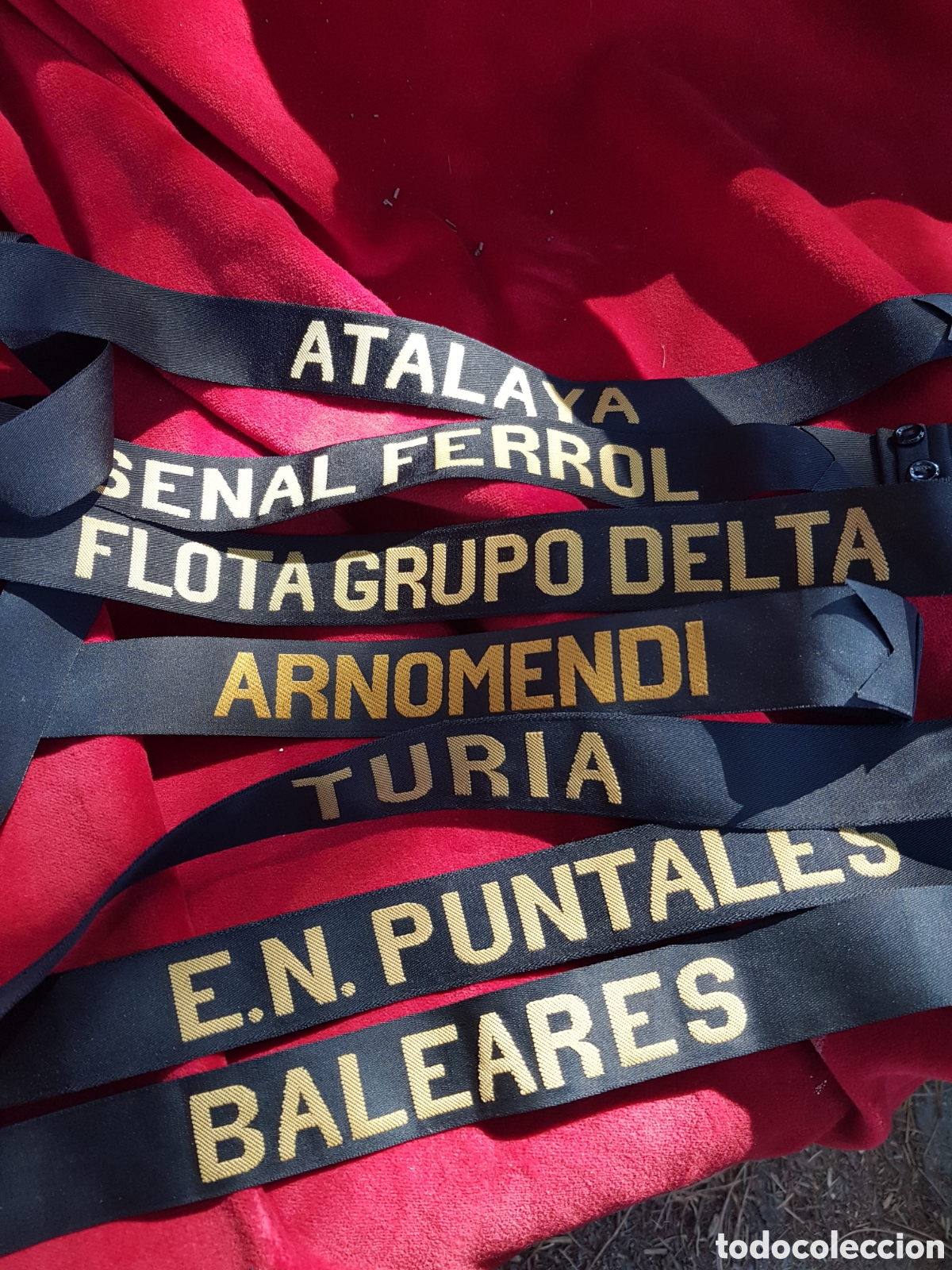 Coleccionismo: LOTE DE CINTAS DE LA MARINA ESPA&Ntilde;OLA LEPANTO