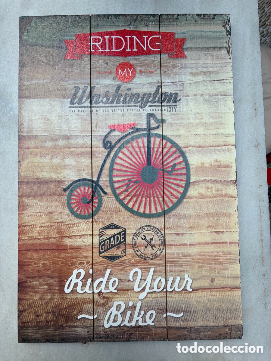 Coleccionismo: Cuadro Decorativo Riding Washington