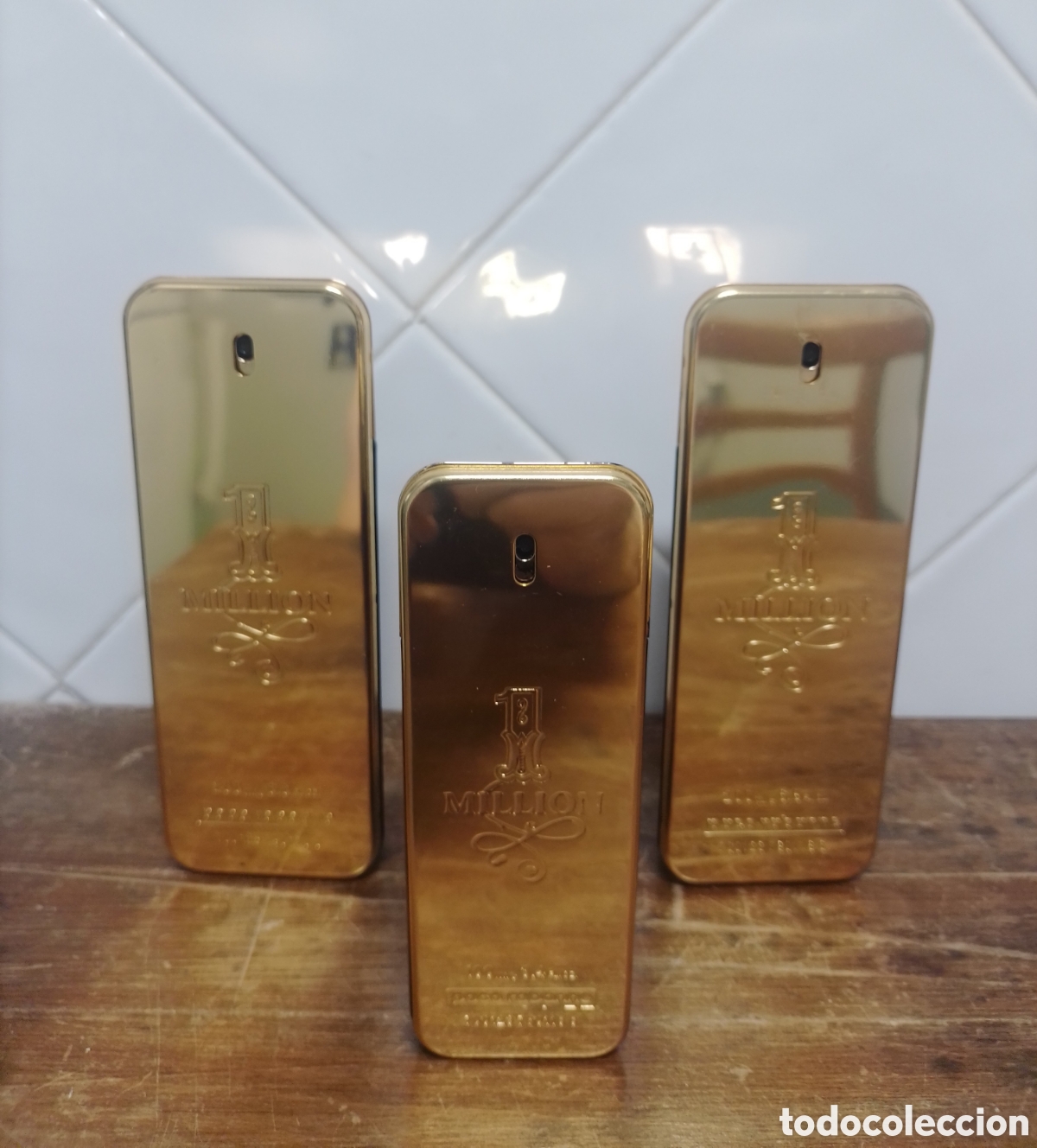Coleccionismo: Lote de 3 botes de 1 Million de Paco Rabanne.