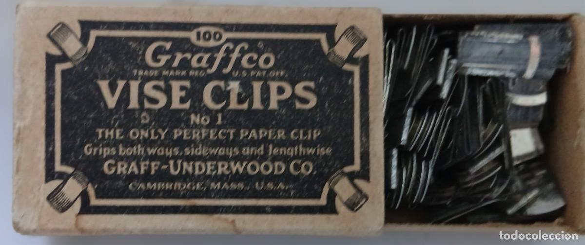 Coleccionismo: (4) CAJA CO 100 CLIPS AMERICANOS MUY ANTIGUOS