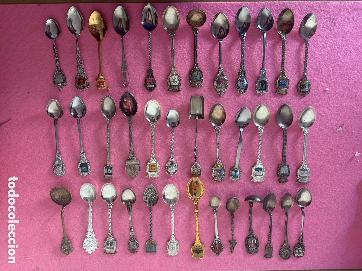 Coleccionismo: Lote cucharillas souvenir