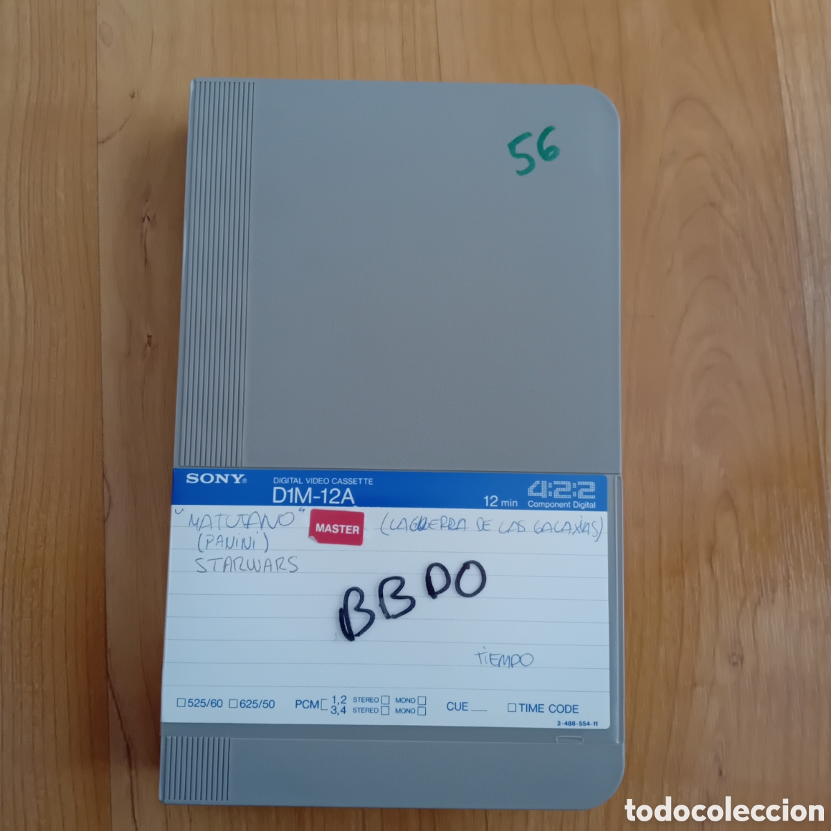 Coleccionismo: CINTA PROFESIONAL CASETE D1M-12A MATUTANO Y STAR WARS. GUERRA GALAXIAS. FINALES 90S.