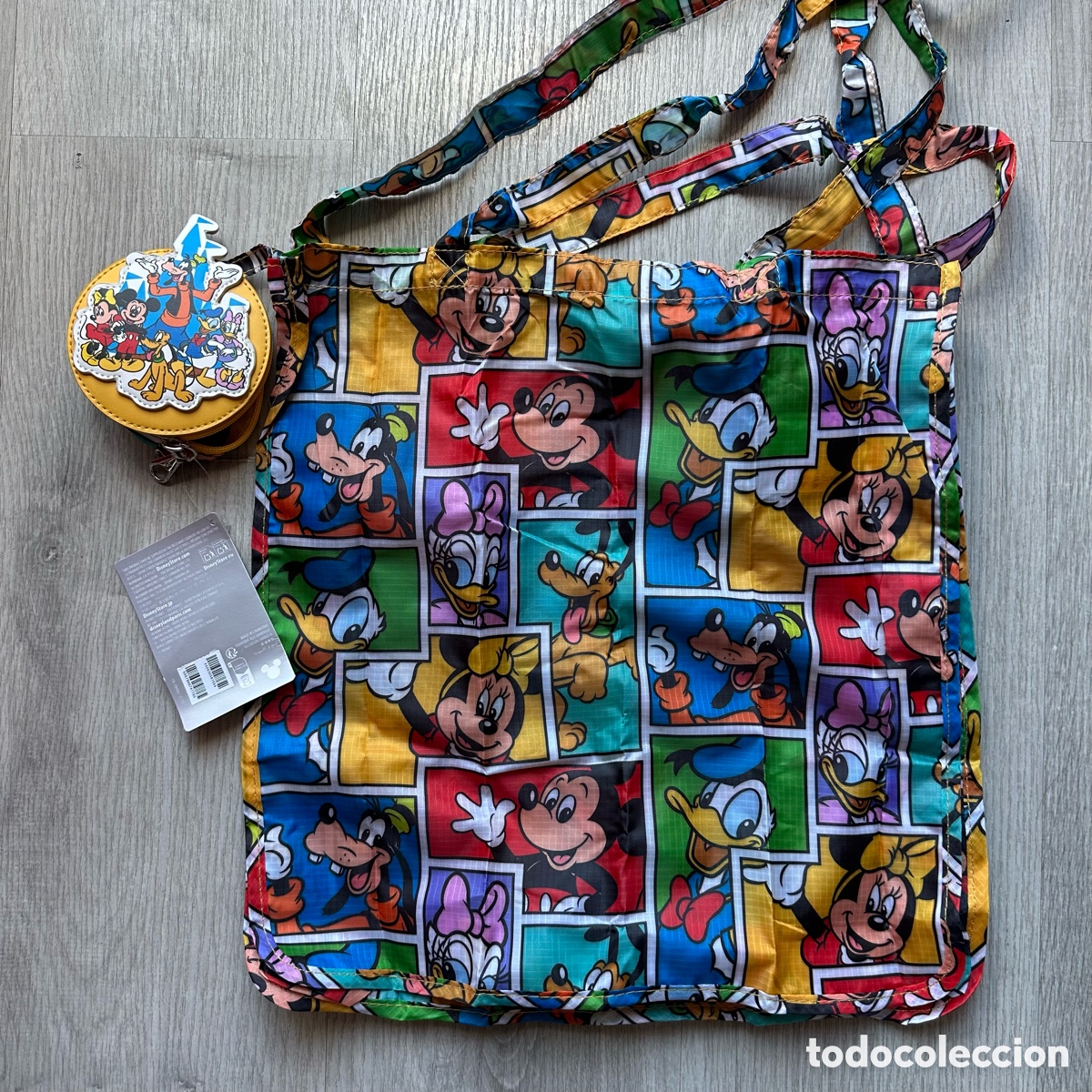 Coleccionismo: Bolso grande plegable Mickey y sus amigos, Disney Store.