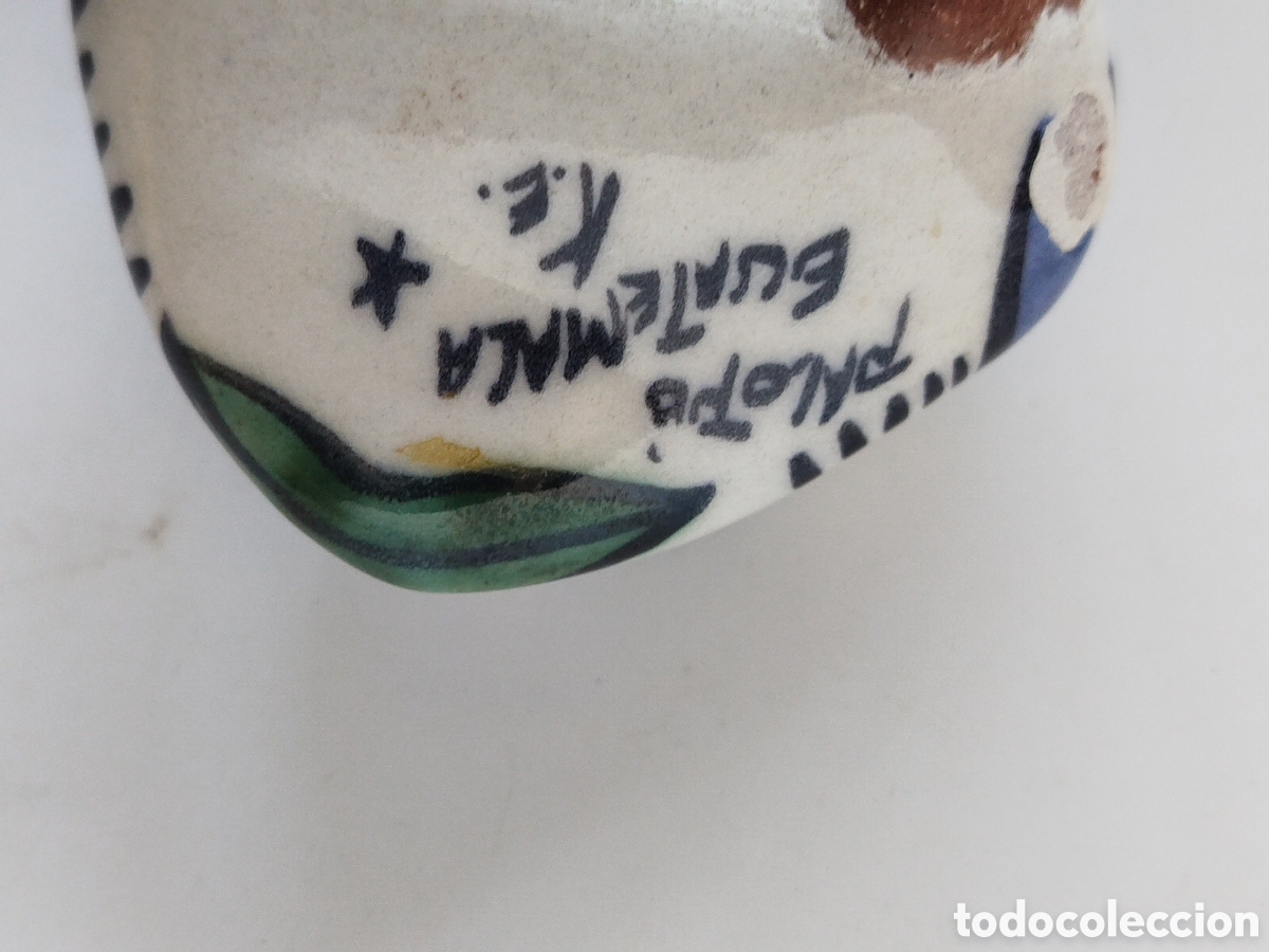 Coleccionismo: CUATRO RANITAS DE CERAMICA Y BRONCE. - Foto 3