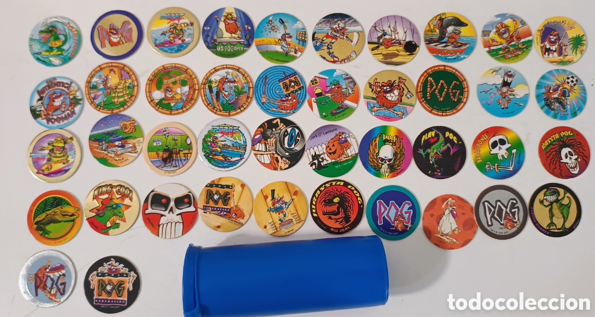 Coleccionismo: Lote de Tazos 1996 Pog Caps