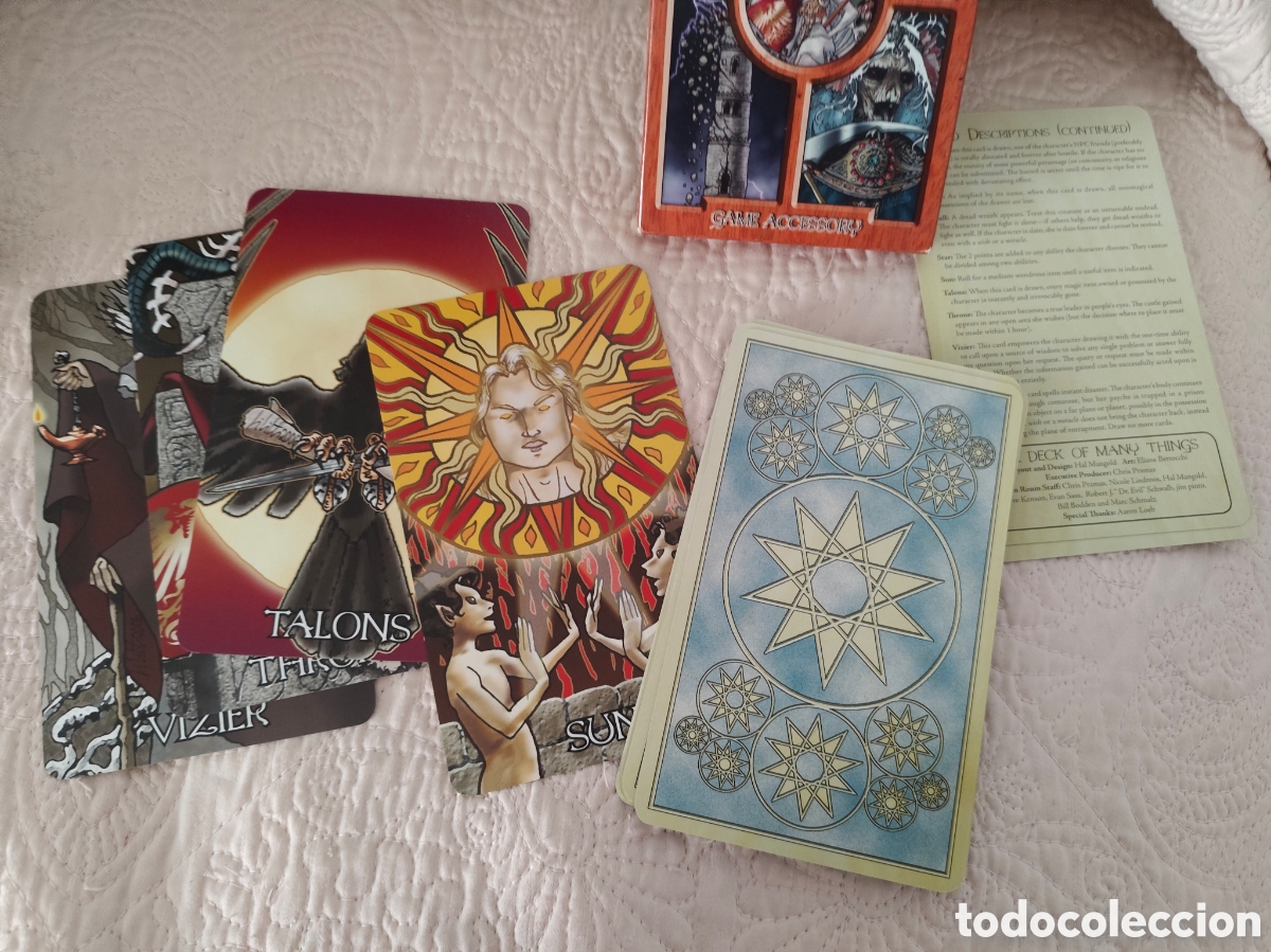Coleccionismo: Deck of many things Dragones y Mazmorras - Foto 5