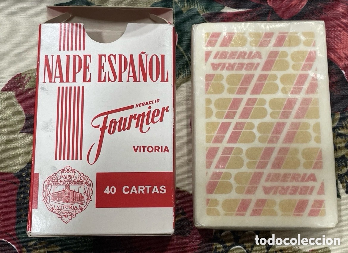 Coleccionismo: Baraja cartas IBERIA LINEAS A&Eacute;REAS, Naipe Espa&ntilde;ol, nueva en su caja original.